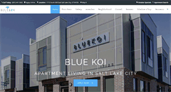 Desktop Screenshot of bluekoiapts.com